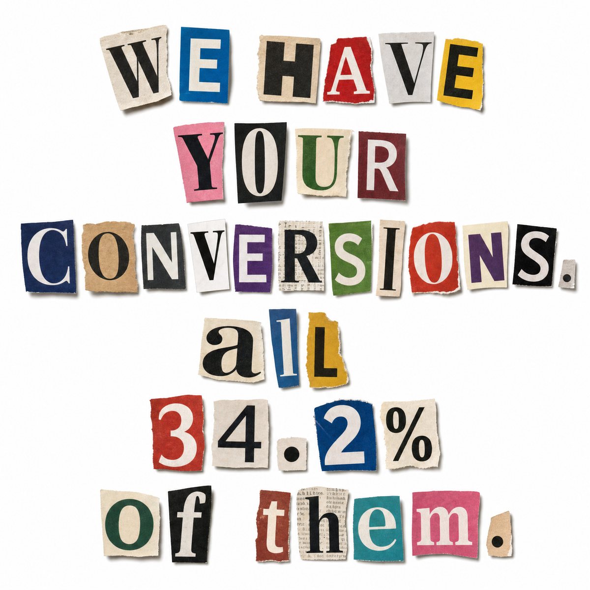 Tracklution — Ransom note — conversions